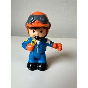 Fisher Price Little People Drew Figure 2007 Rescue Chopper Vintage